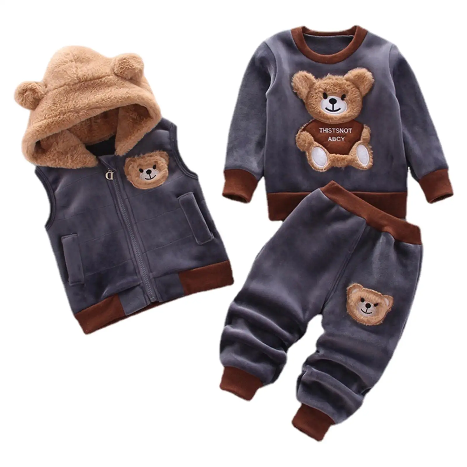 1Set Baby Clothes Warm Soft Breathable Kids Clothing for Outdoor Party Kids