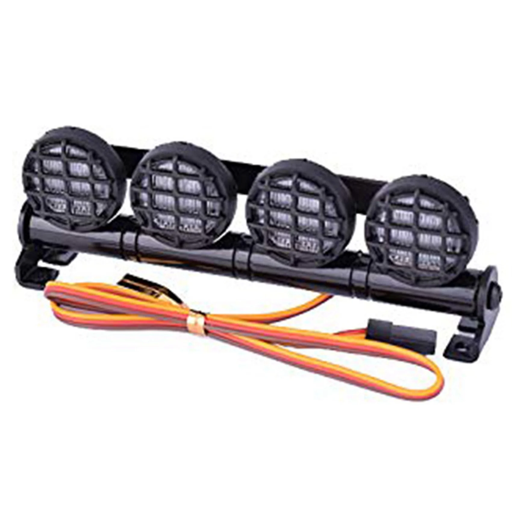 AS96-2 Pcs 다기능 LED 램프 스트로빙-블라스팅/플래싱/회전 조명, 노란색 및 검정색