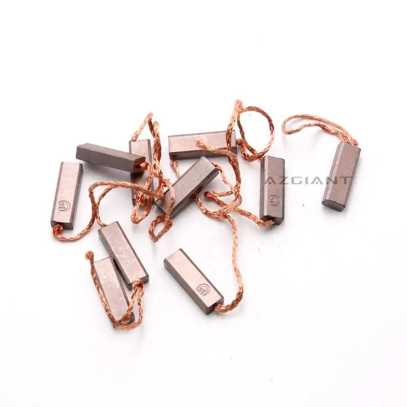 

100pcs 4.5*6.5*20mm copper Automotive carbon brush for VW Polo Sagitar Magotan Buick GL8 Regal Valeo Generator Regulator
