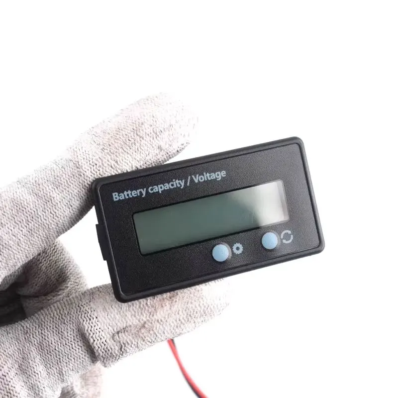 DC8-30V Battery Capacity Indicator Lead-Acid/Lron-Lithium/Ternary Lithium Measurement with USB3.0 and Tpye-C for Car Motorcycle