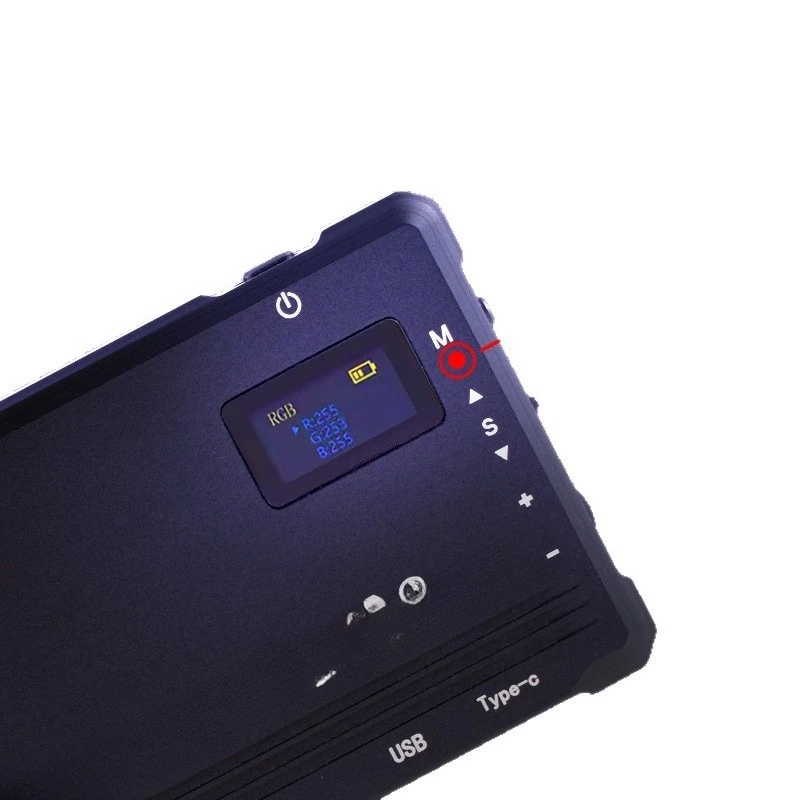 

Full color RGB fill light handheld LED portable pocket light new personal photography lighting