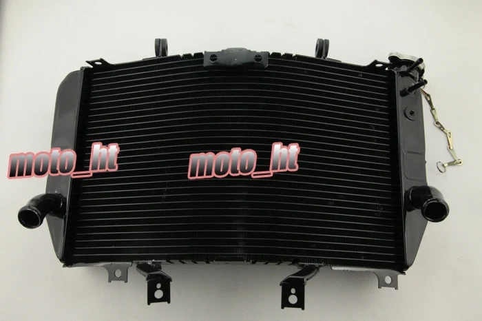 

Motorcycle Aluminum Engine Cooler Radiator Cooling System Assembly For Suzuki GSXR1000 GSX-R1000 2003 2004 Black