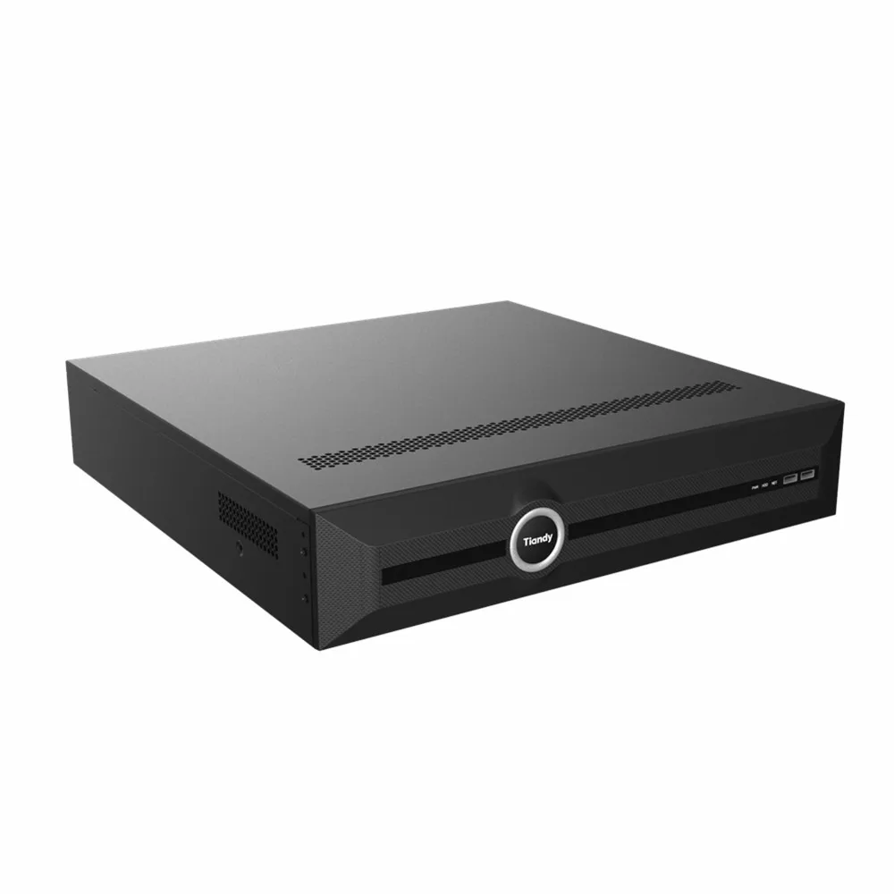 Tiandy TC-R3840 40CH NVR without POE ports Max 12MP Resolution 2U 4K Built-in 8HDD slots Network Video Recorder