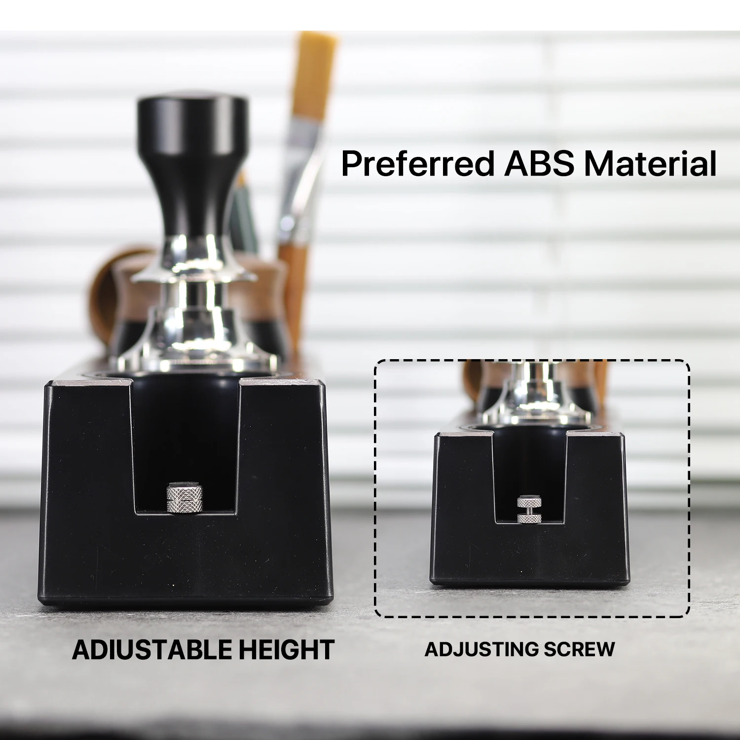 Coffee Portafilters Mat Stand ABS Espresso Tamper Mat 51/53/58mm Distributor Holder Cafe Tools Accessories for Barista