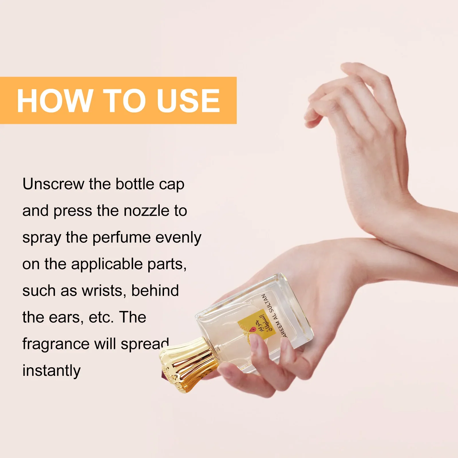 زيت عطر حريم آل سلطان الذهبي - رائحة عربية فاخرة مع العود والعنبر والورد، عطر يدوم طويلاً للنساء والرجال #6