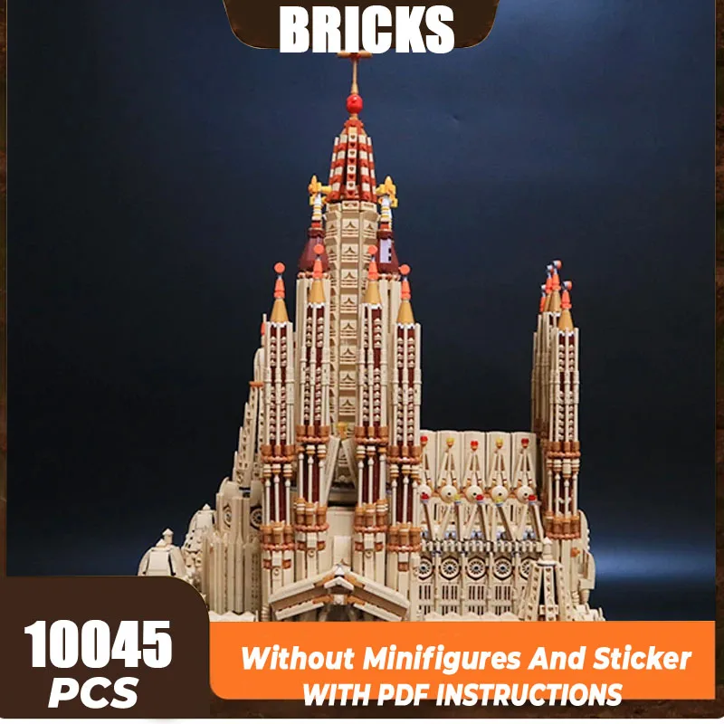 Moc Building Bricks Famous Street View Model Sagrada Familia Technology Modular Blocks Gifts Toys For Children DIY Sets Assembly