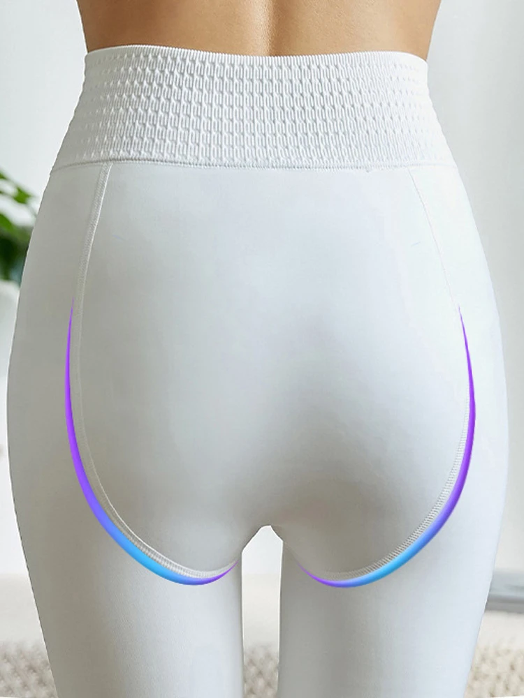 2023 neue Frauen Winters trumpf hose weiß Strumpfhose mit hoher Taille schieben warme weibliche Leggings Strumpf Fleece dicken Samt thermisch rot – Detail 7