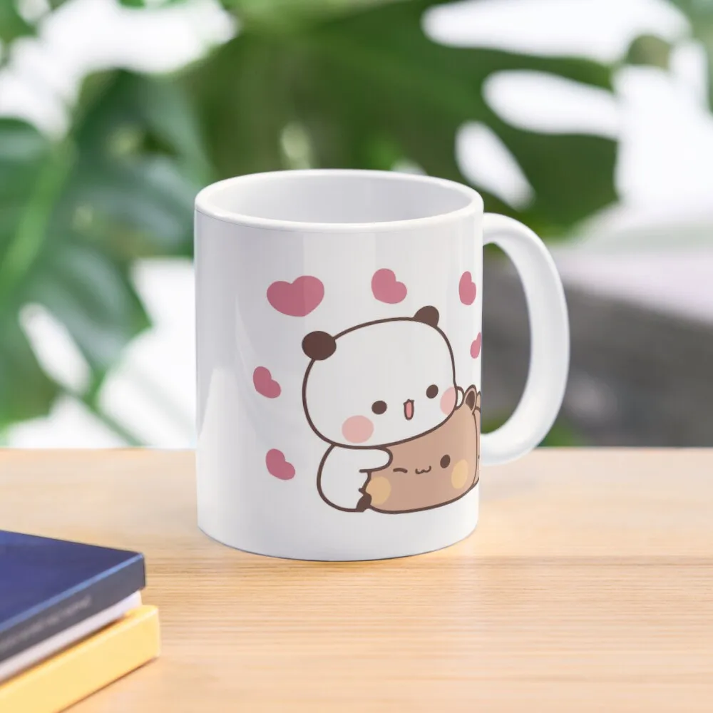 PANDA BEAR | HUGS LOVE Coffee Mug Large Breakfast Cups Mug