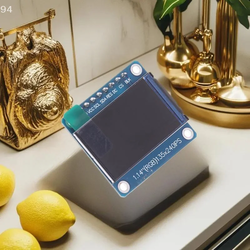 

1.14" Arduino Compatible SPI Serial IPS TFT Display ST7789 with 135x240p Touchscreen, 65K Color LCD, 8-Pin