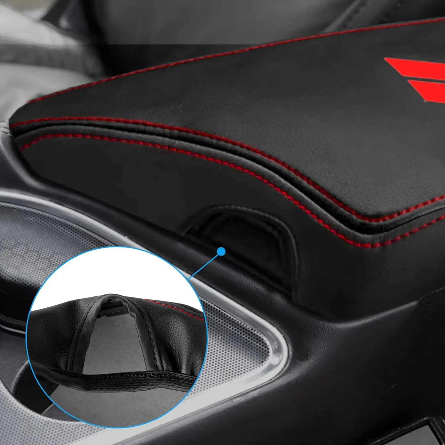 Für Dodge Challenger 2015-2023 Auto Armlehne Abdeckung Trim Auto Interior Center Konsole Anti-Scratch Protector Pad Auto zubehör – Detail 8