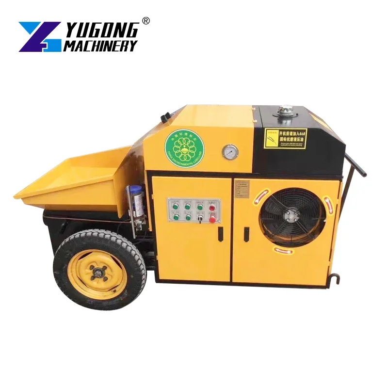 China Supplier Concrete Mixer Pump Pneumatic Mortar Pump