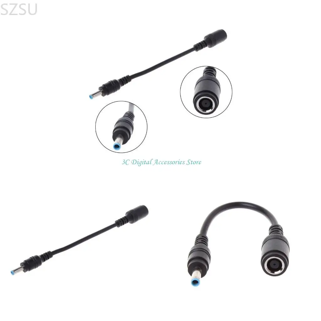 

SZSU 7.4x5.0mm Female To 4.5x3.0mm Male Tip Power Adapter Converter Cable For Hp
