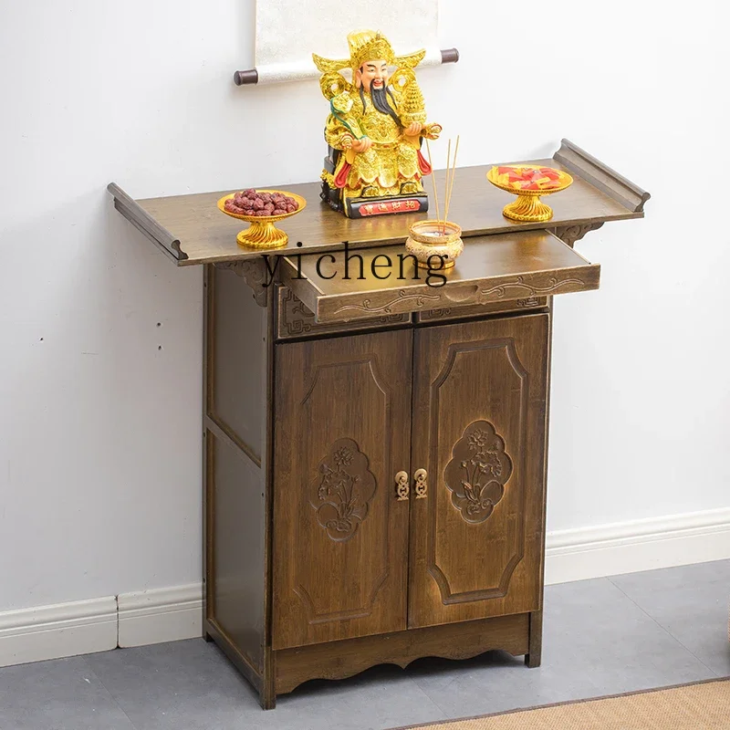 offering table Buddhist platform household Buddhist shrine shrine cabinet economical new Chinese incense case Gongtai
