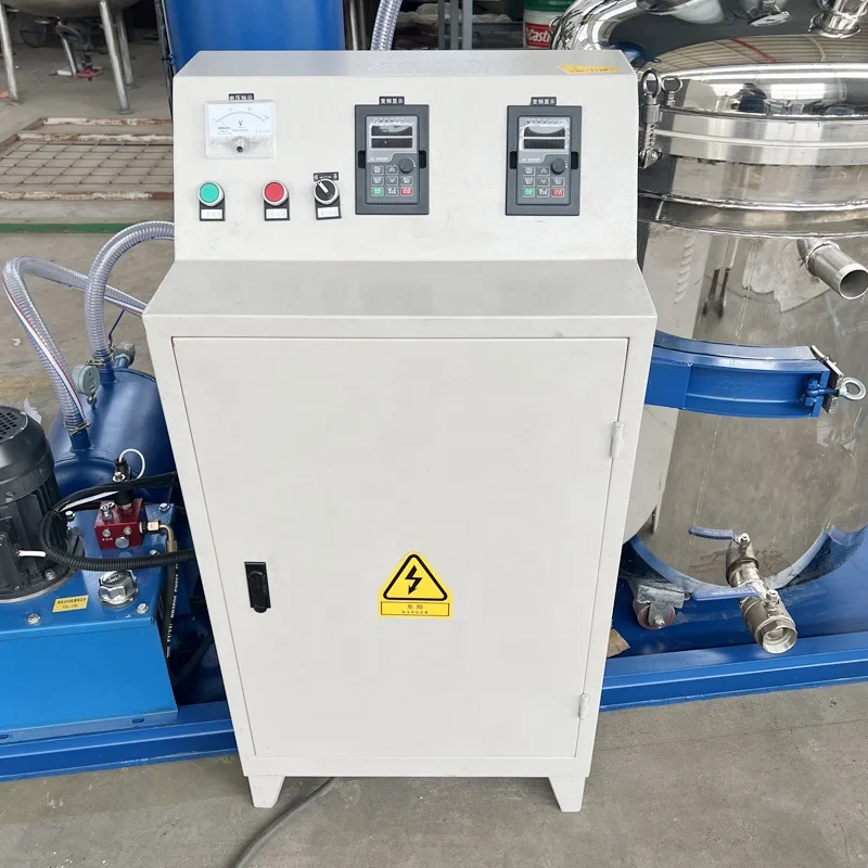 Macchina per dispersione con miscelatore a dispersione per miscelazione a paletta a doppio albero con raschietto da parete