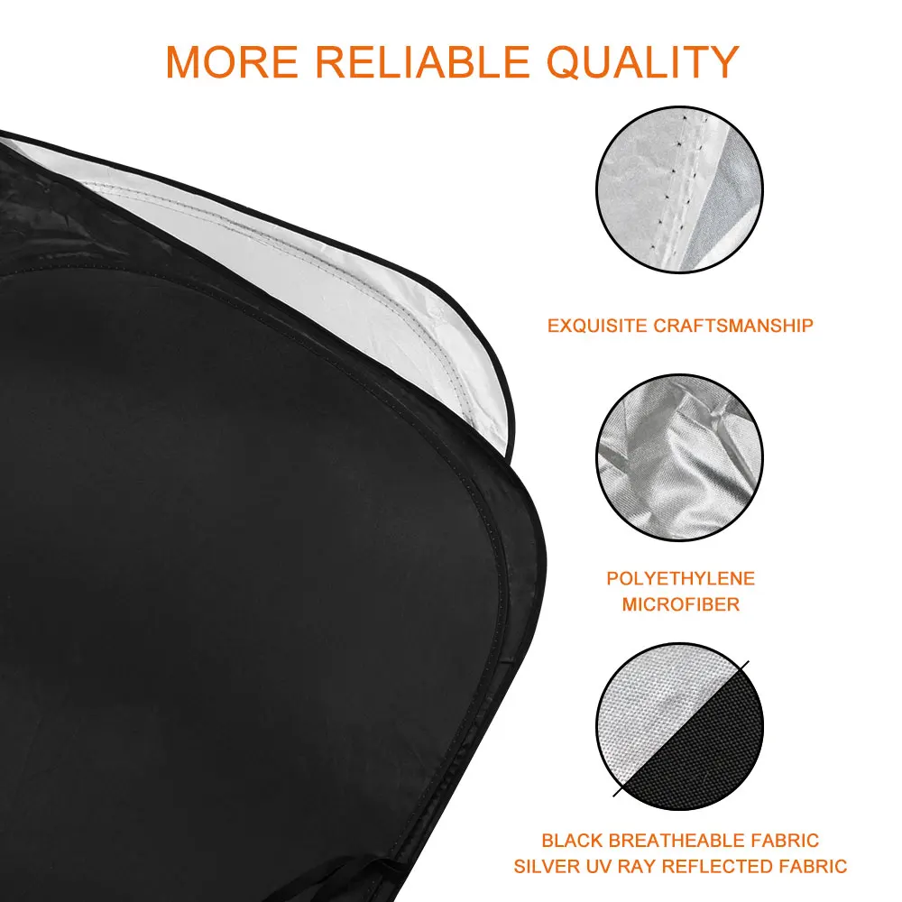 For Toyota CHR Prius Auris Yaris Hybrid Corolla Car Windshield Cover Foldable Anti-UV Sunshade Auto Windshield Car Accessories