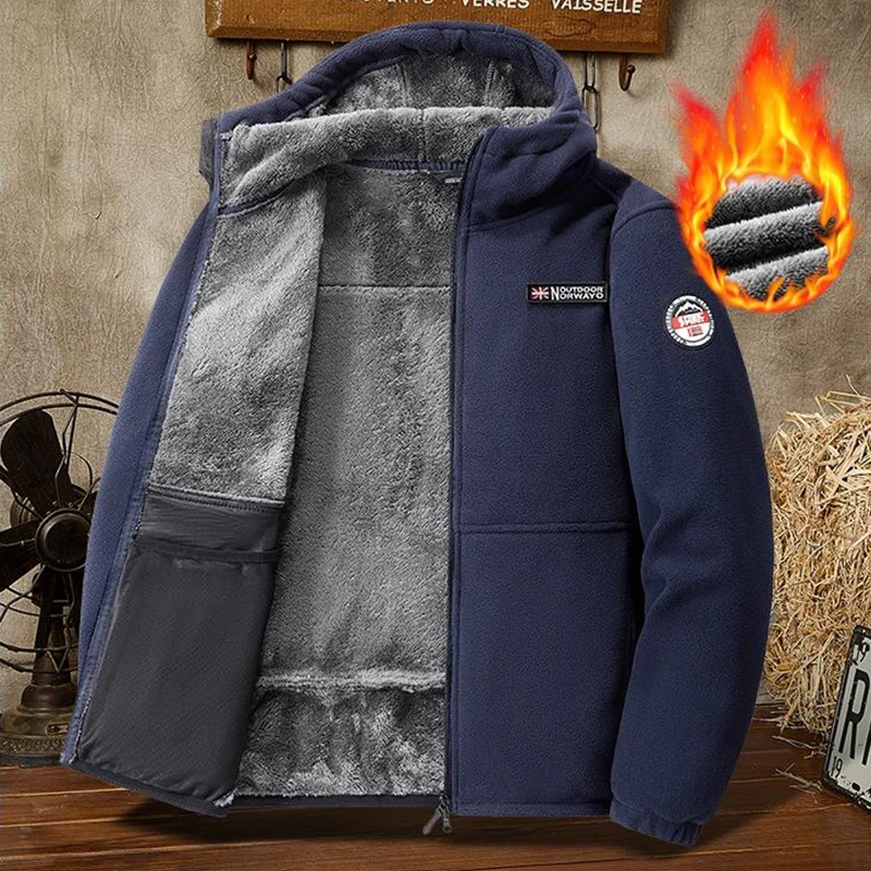 

Новая мужская зимняя термофлисовая тактическая куртка на открытом воздухе, спортивное пальто с капюшоном, военная софтшелл, походные уличные армейские куртки 5XL