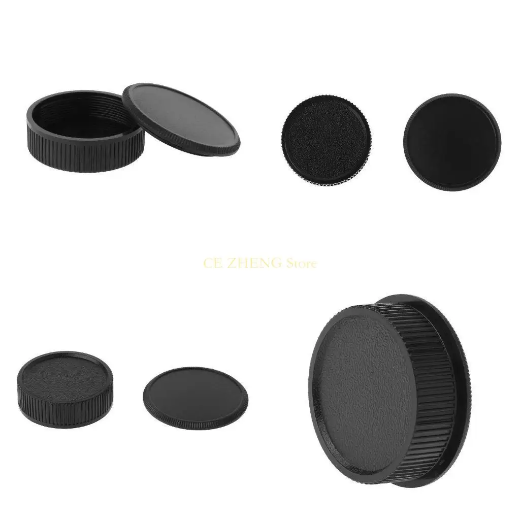 e56b 후면 렌즈 바디 캡 보호를위한 플라스틱 검은 색 교체 용 le의 경우 39mm