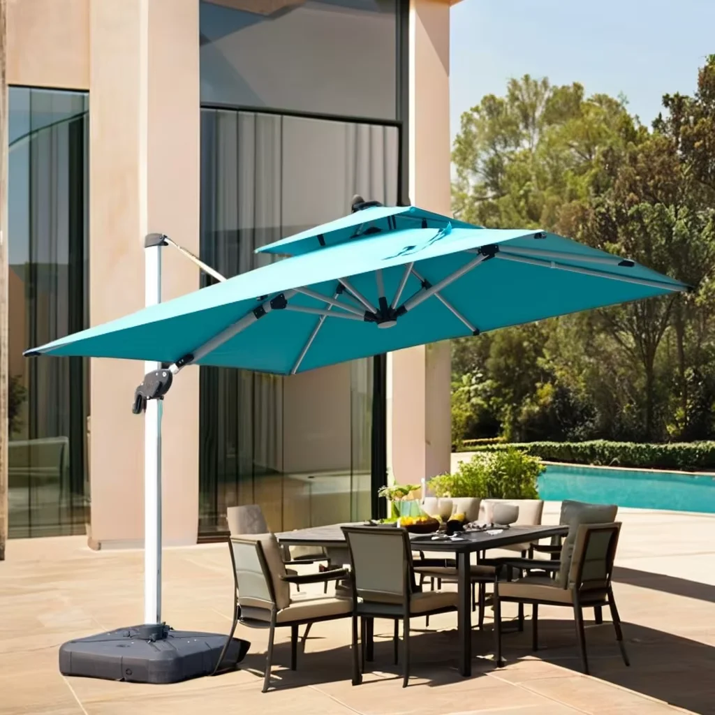 

Customized Outdoor Aluminum Roma Parasol Sun Umbrella odern Design for Patio Garden Cafe Hotel & Park Wholesale