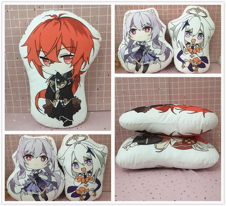 Anime Game Impact Doll Tartaglia Xiao Kaeya Cosplay Doll Toy Plush Dolls Children Christmas Pendant Accessories Gift