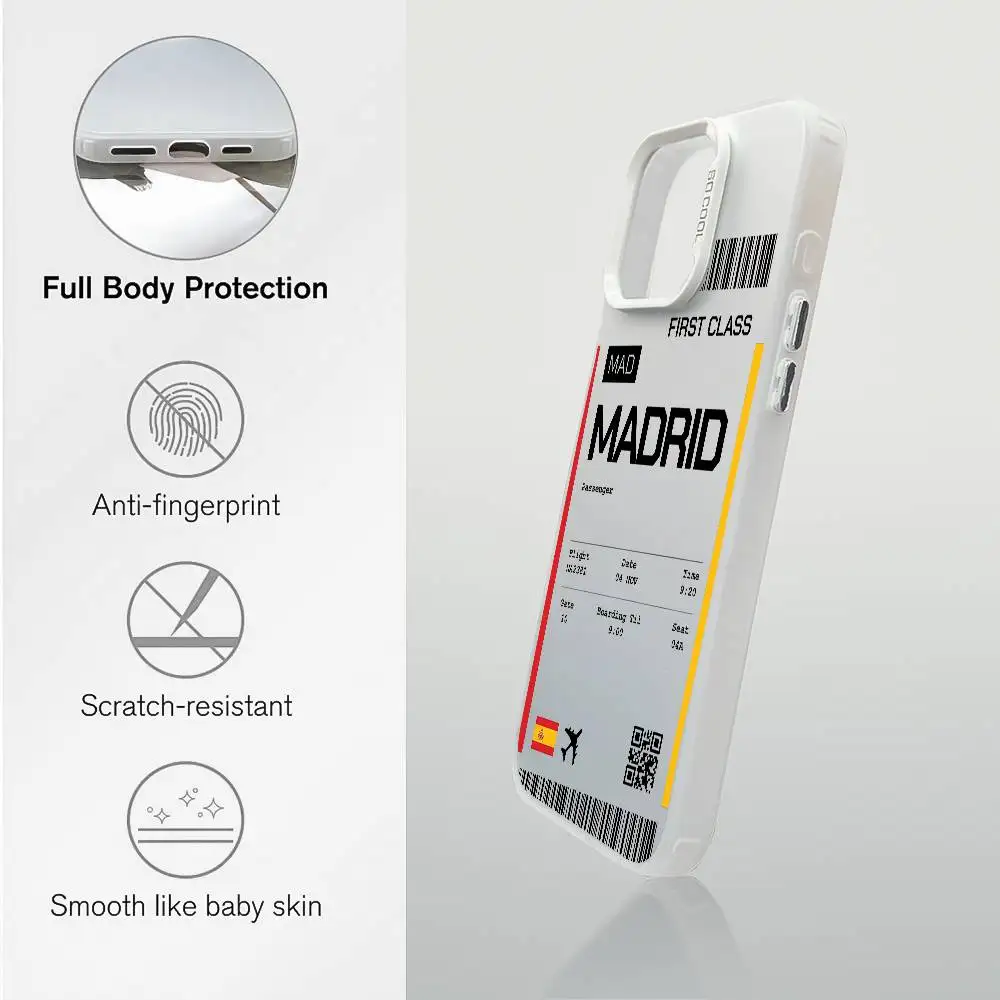 حافظة هاتف إسبانيا لهاتف آيفون 16 15 14 13 12 11 Pro Max Plus - غطاء خلفي ناعم متدرج ملون من مادة TPU #5