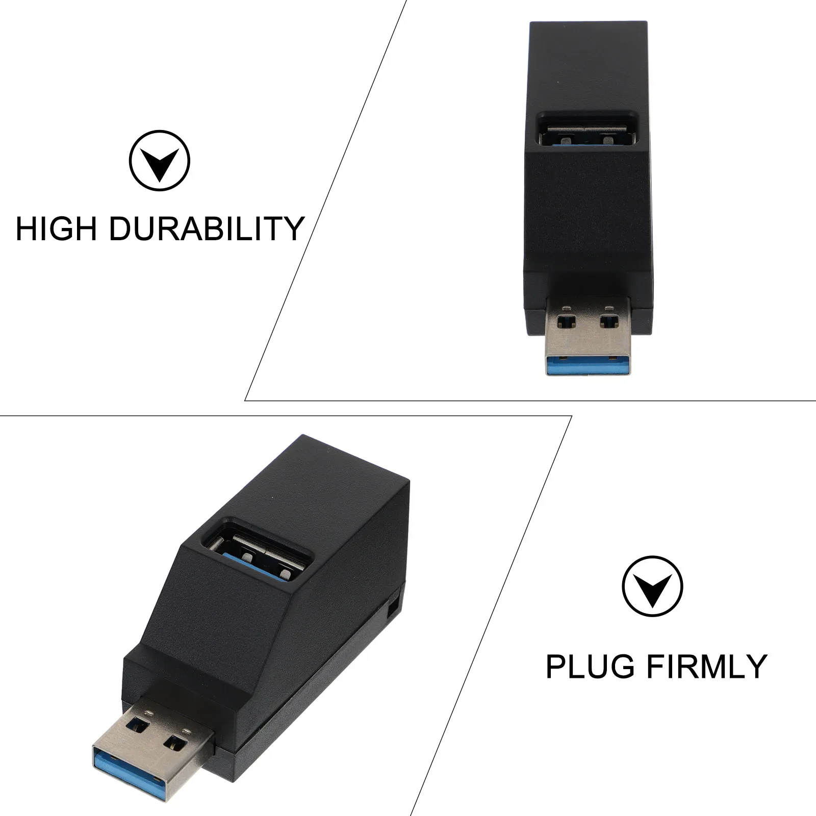

Multi Interface USB Hub ABS 3 Ports Laptop Dock Holder Portable Data Multifunction Hub Over Current Protection