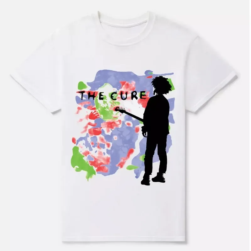 Retro THE CURE Rock Band Boys Don't Cry American Casual Short-Sleeved T-Shirt Suitable for Both Men and Women