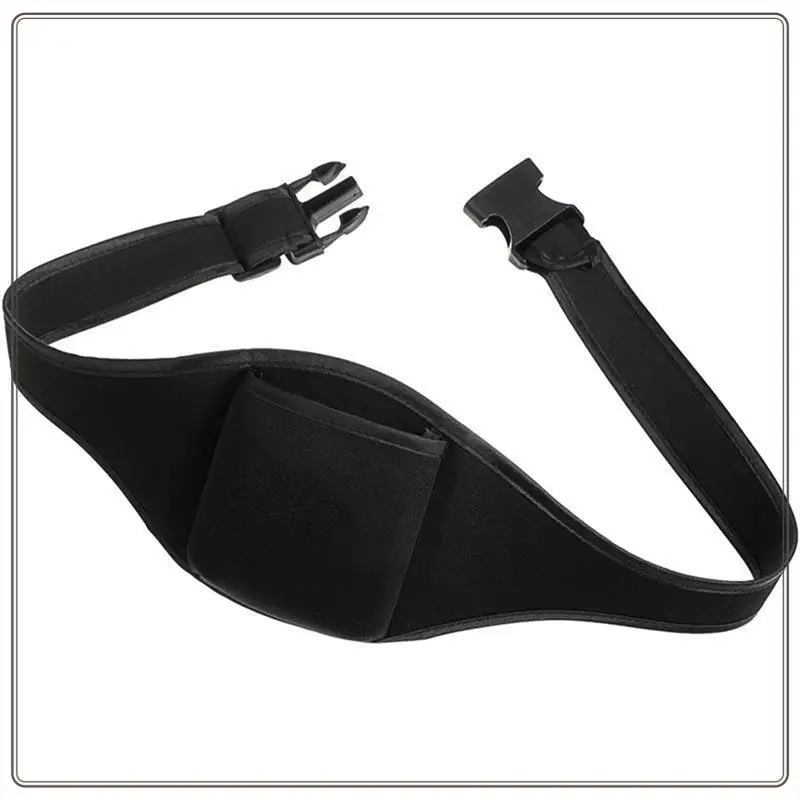 حزام ميكروفون موثوق به للياقة البدنية، مدرب حمل الخصر، حامل تمرين قابل للتعديل، محمول للجري، ميكروف