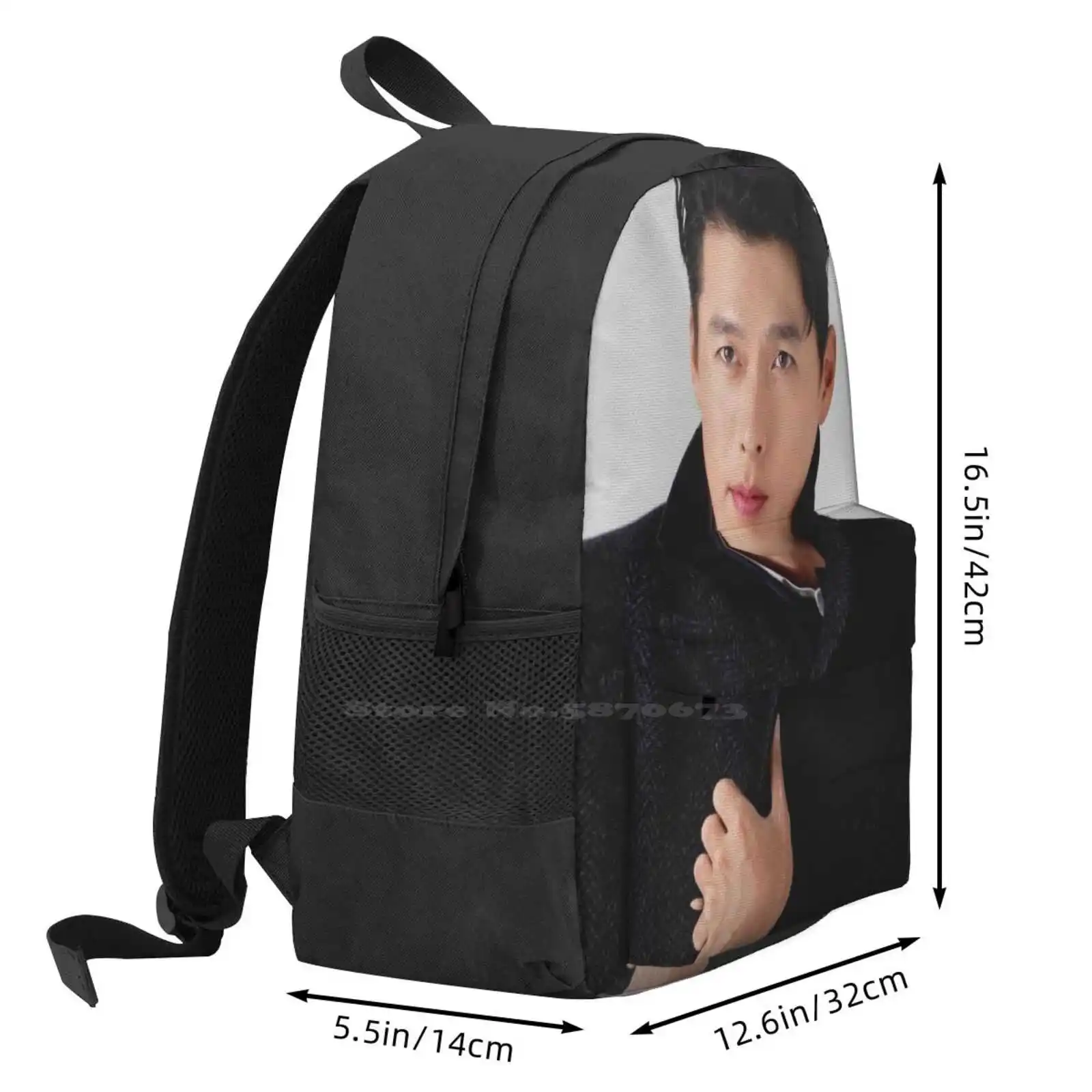 Hyun Bin Hot Sale Backpack Fashion Bags Hyun Bin Oppa Korean Actor Crash Landing On You Son Ye Jin Secret Garden Memories Of