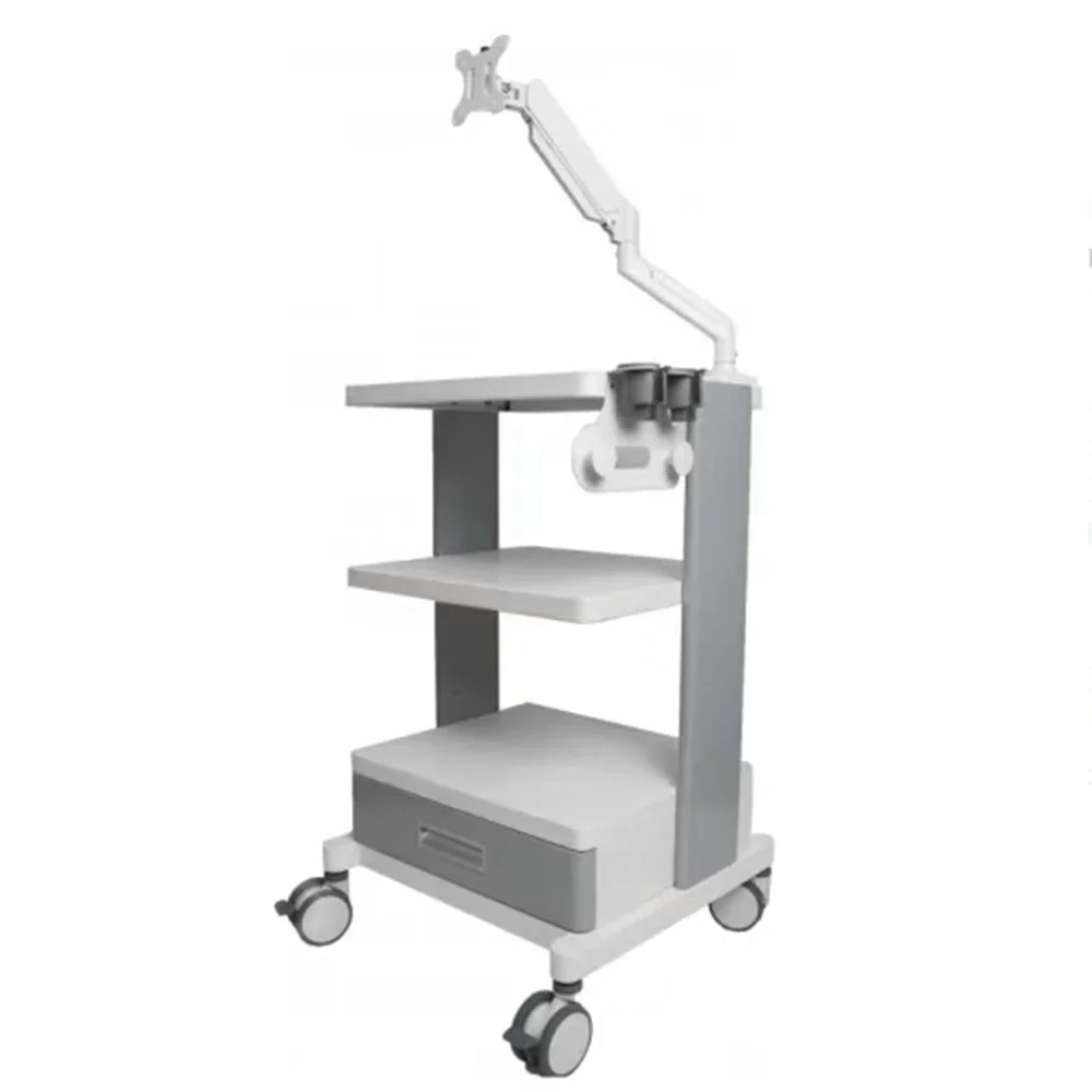 

LN-801 Laparoscopy Tower System Cart Four Shelf Endoscopy Trolley for Endoscopic Camera Endoscopic cart