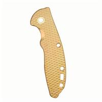 1 Piece Custom Made Brass Knife Handle Scale for Rick Hinderer XM18 3.5” Knives