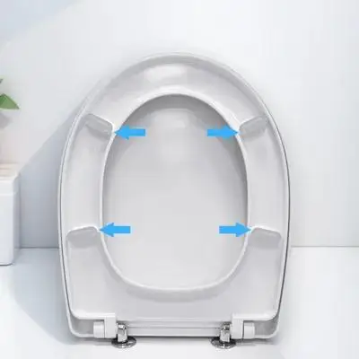 

Anti-slip Toilet Seat Gasket 10pcs Self-adhesive Bumper Pads Cushion for Lid Seat Bathroom Hardware Upgrade