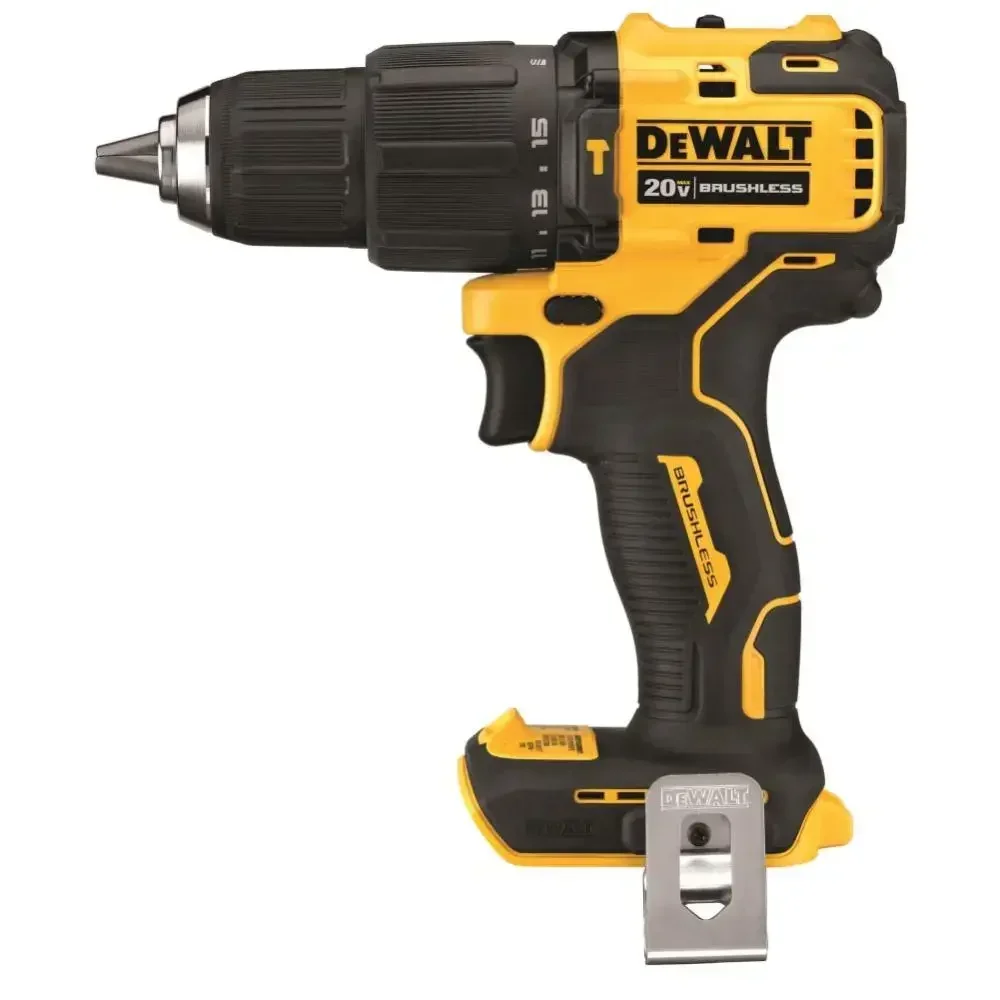 DEWALT DCD709 20V Brushless Cordless Compact Hammer Drill Driver Kit 1650RPM 65NM Lithium Dewalt DCD709B Power Tools Bare Tool