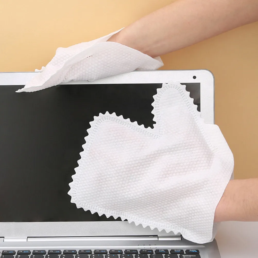 50Pcs Cleaning Gloves Reusable Non Woven Scrubbing Gloves for Home Garden Window Sink Surface Clean Dusting Glove