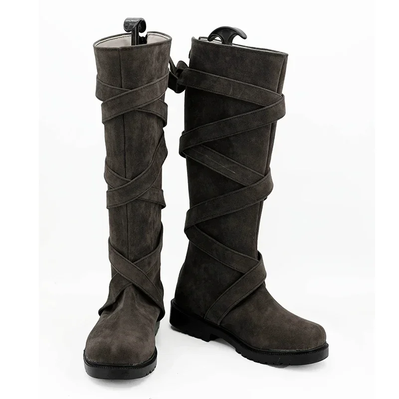 Botas Cosplay para Halloween, Carnaval, Tronos, Traos, Traje Feito, Sapatos de festa para Adulto, Homens e Mulheres