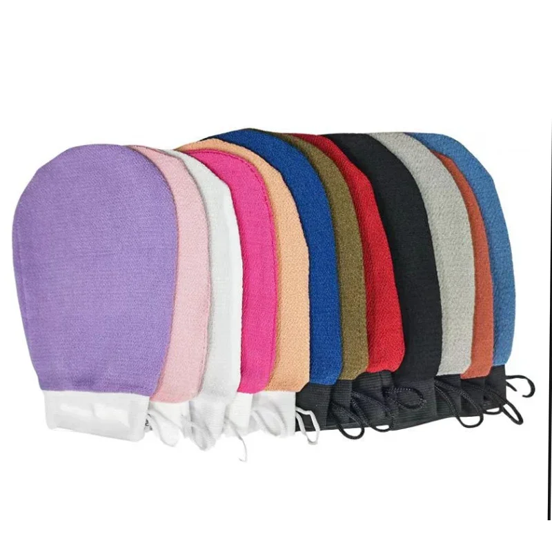 Body Exfoliating Gloves Dead Skin Removing Shower Glove Painless Skin Scrubber Massager Body Deep Cleansing Bathroom Gadgets