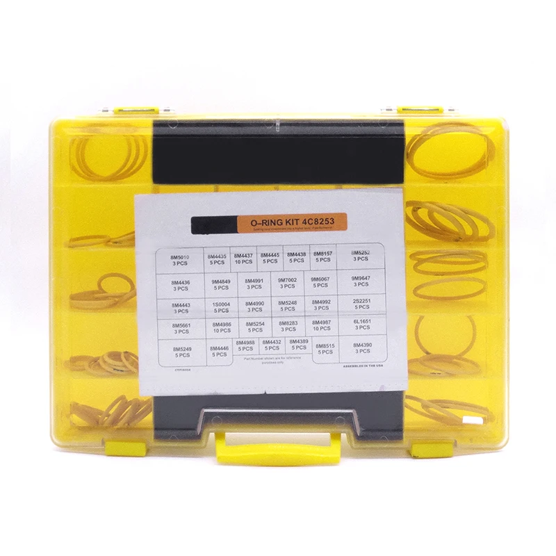 

4C8253 O-Ring Kit Box 4C-8253 D-RING Rubber O Rings for cat Excavator