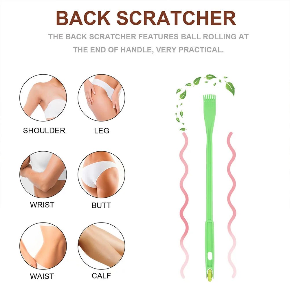 

5pcs Roll Ball Manual Massager For Neck Shoulder Back Lightweight Handheld Body Scratcher Tool Dual-Use Plastic Massage Roller