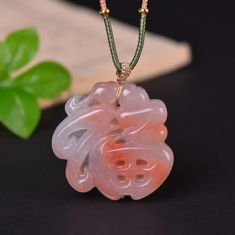 New Exquisite Ethnic Style Peach Blossom Brewed Blessing Pendant