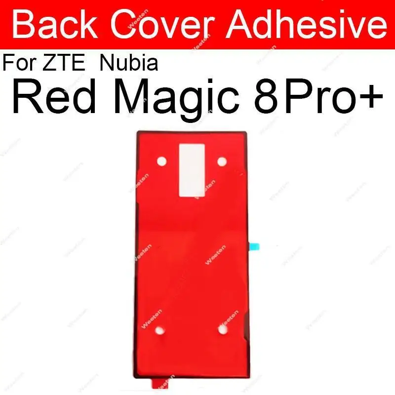 For ZTE nubia Red Magic 5G 5S 6 6S 6R 7 7S 8 8S 9 Pro Plus Back Battery Cover Adhesive Sticker Rear Battery Housing Sticker Tape