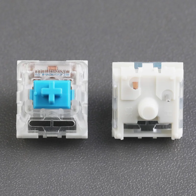 Kailh przełącznik dotykowy niebieski brązowy SMD srebrny miedziany 3 Pin do przełączników klawiatura mechaniczna MX — zdjęcie produktu 5