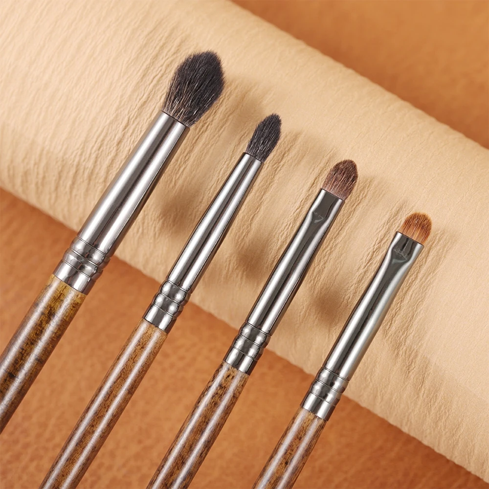 OVW 4PCS Eye Makeup Brushes Details Brushes for Precision Application Beauty Cosmetic Tools Set