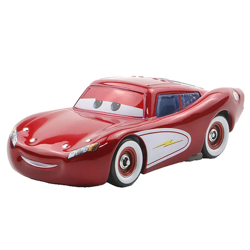 Disney Pixar-Véhicule en alliage métallique moulé sous pression pour enfants, n ° 95 Rains McQueen Cars 2, 3, Mater, Frank Tractor, 1:55, jouets