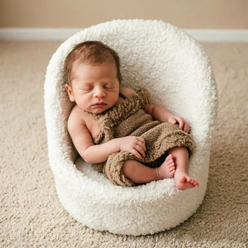 Cushion Sofa Posing Seat Baby Photo Prop Infant Studio Accessory For Newborn Memorial Portrait Photography Shooting Layout Tool
