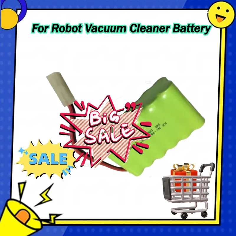 

14.4V 1800mAh Ni-MH Battery for Robot Vacuum Cleaner Battery for 14.4V Medical Equipment Battery