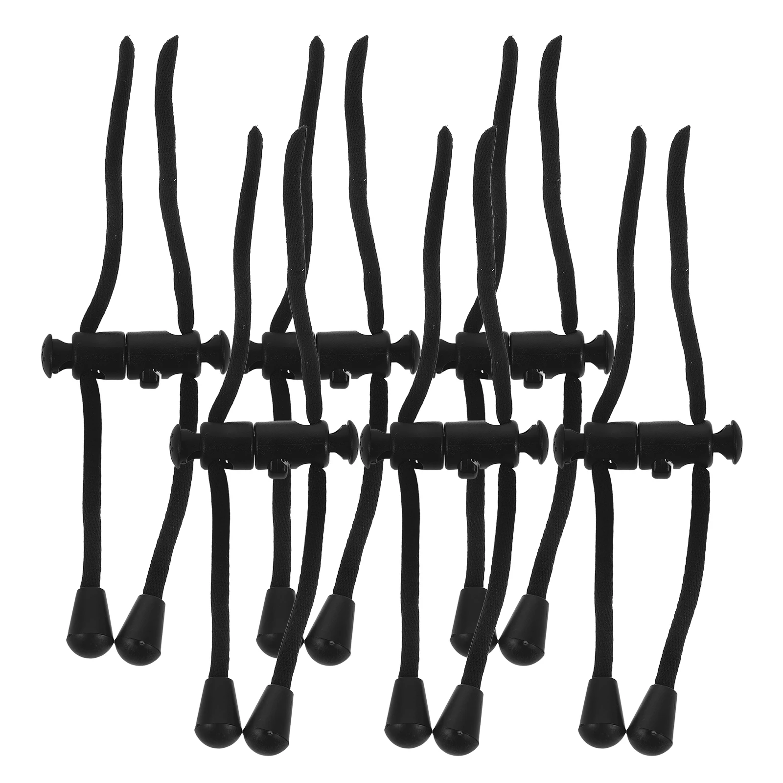 6 Pcs U Shaped Pillow Straps Adjustable Elastic Ropes for Travel Neck Pillows Fixing Replacement Cord String Accessories