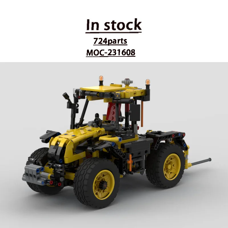 

MOC-231608 Urban Farm Agricultural Loader Tractor Building Block Model 724 parts Boys' Children's Birthday Christmas Toy Gift