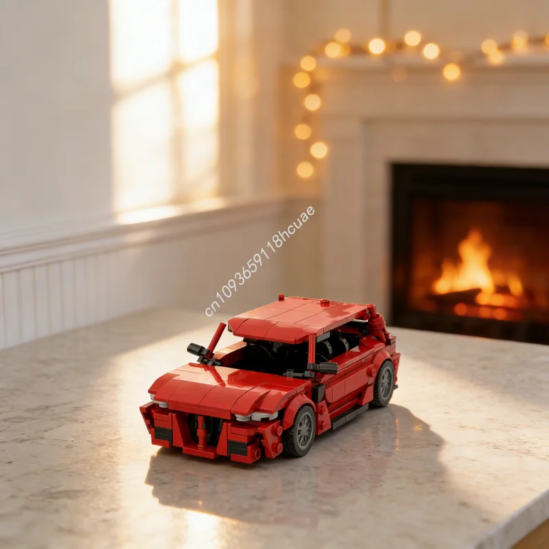 

454 детали MOC: Конструктор «Модель автомобиля BMW Touring» — развивающая игрушка для сборки, идея для креативного подарка на Рождество, для детей