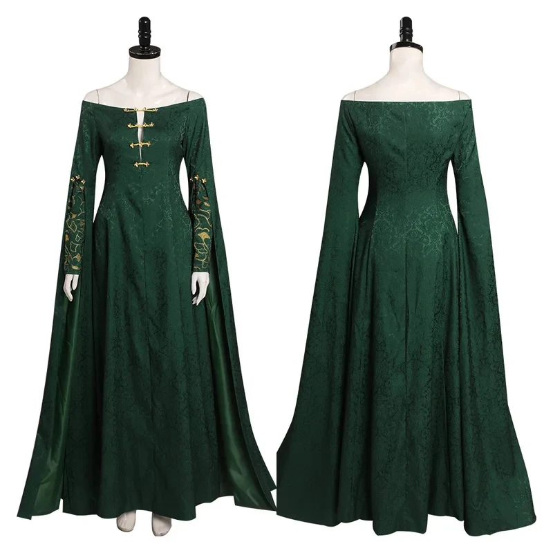 

❤2026✚Dragon Alicent Cos Hightower Cosplay Fantasia Dress Costume Women Girls Roleplaying Outfits Halloween Carnival Suit◀