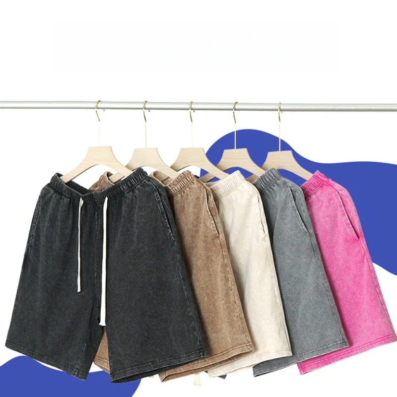 

Черные джинсовые шорты, мужские летние тонкие модные свободные потертые повседневные универсальные спортивные брюки пять четвертей, модные джинсовые шорты свободного покроя