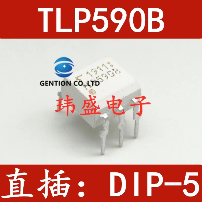 

10PCS TLP590B upright DIP-5 light coupling solid state relay photoelectric coupler in stock 100% new and original